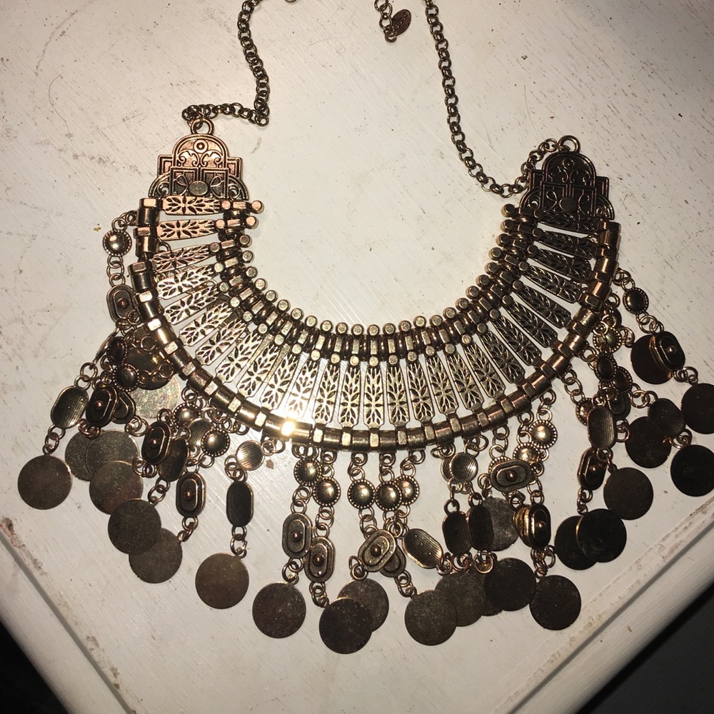 Aldo Gold Statement Necklace
